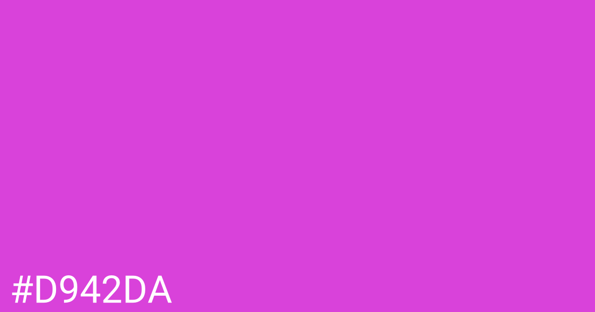 Hex color #d942da graphic