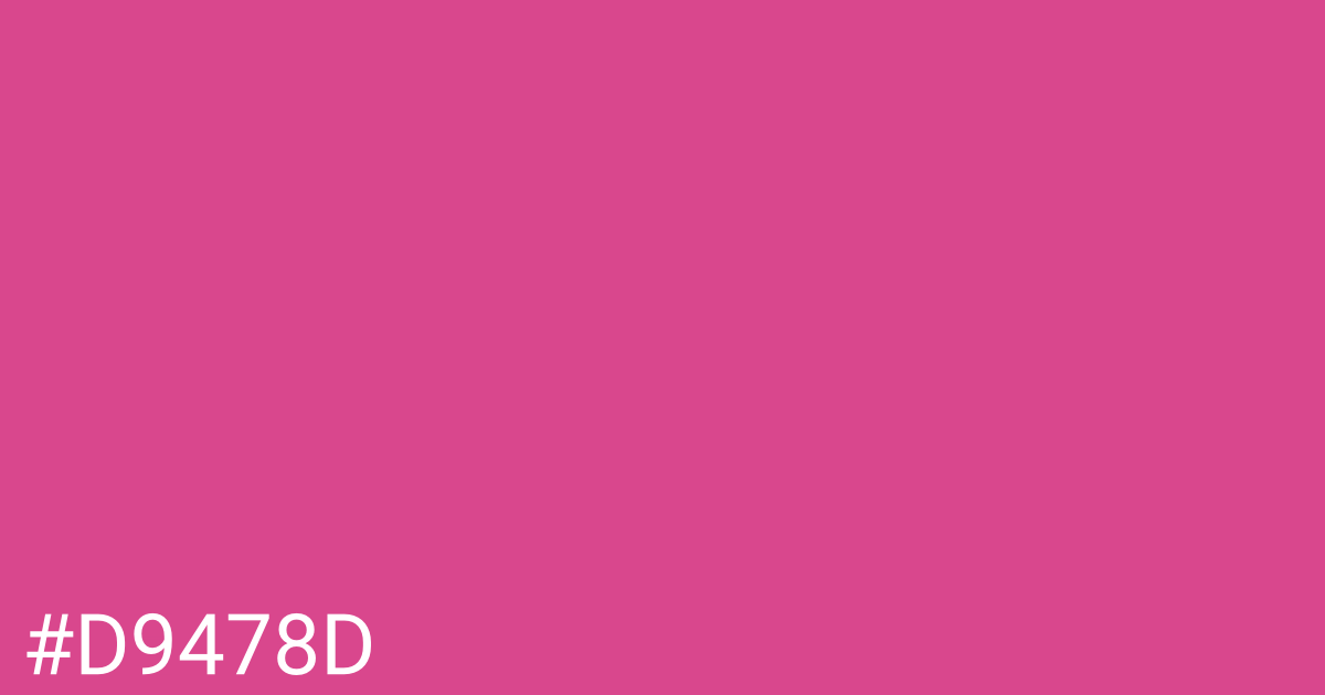 Hex color #d9478d graphic