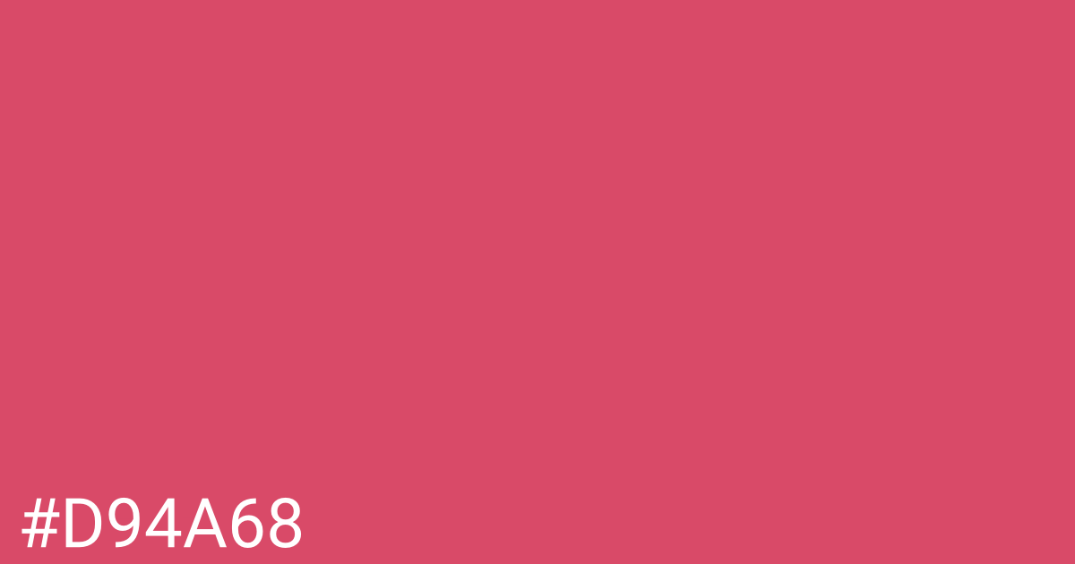 Hex color #d94a68 graphic