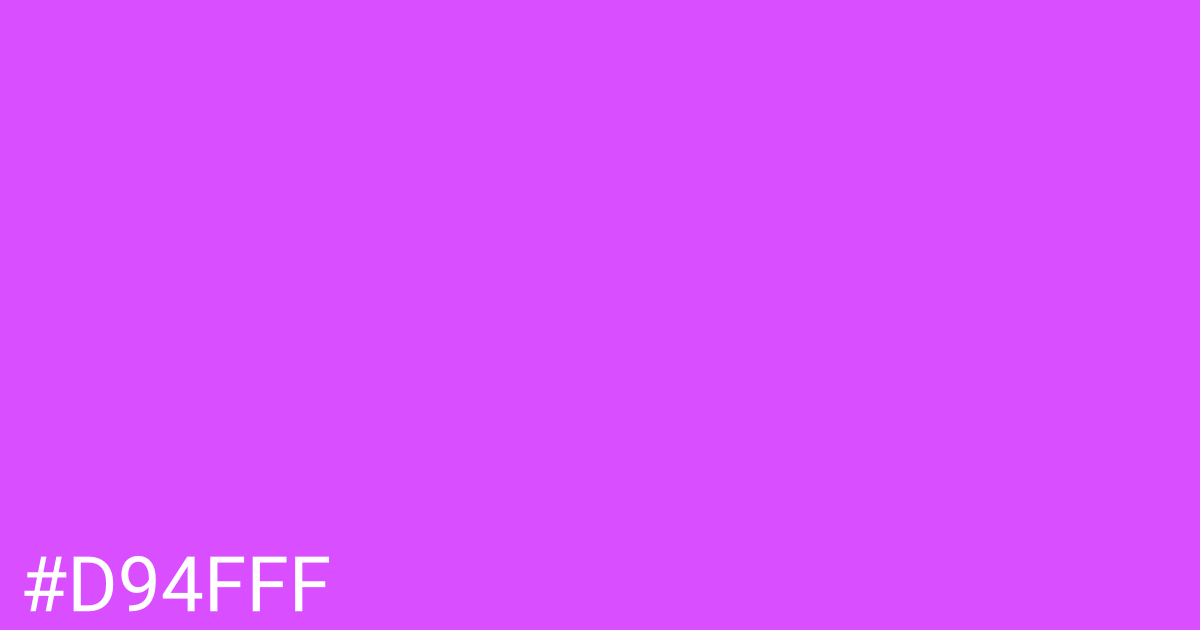 Hex color #d94fff graphic