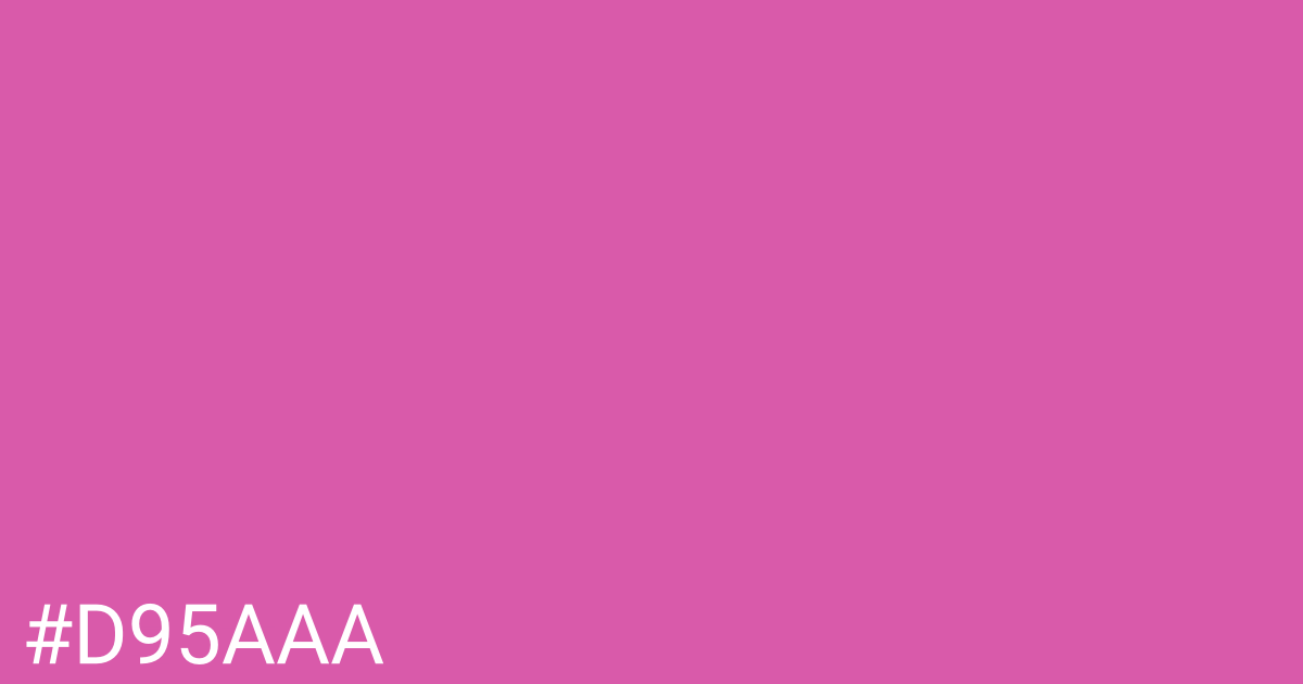 Hex color #d95aaa graphic