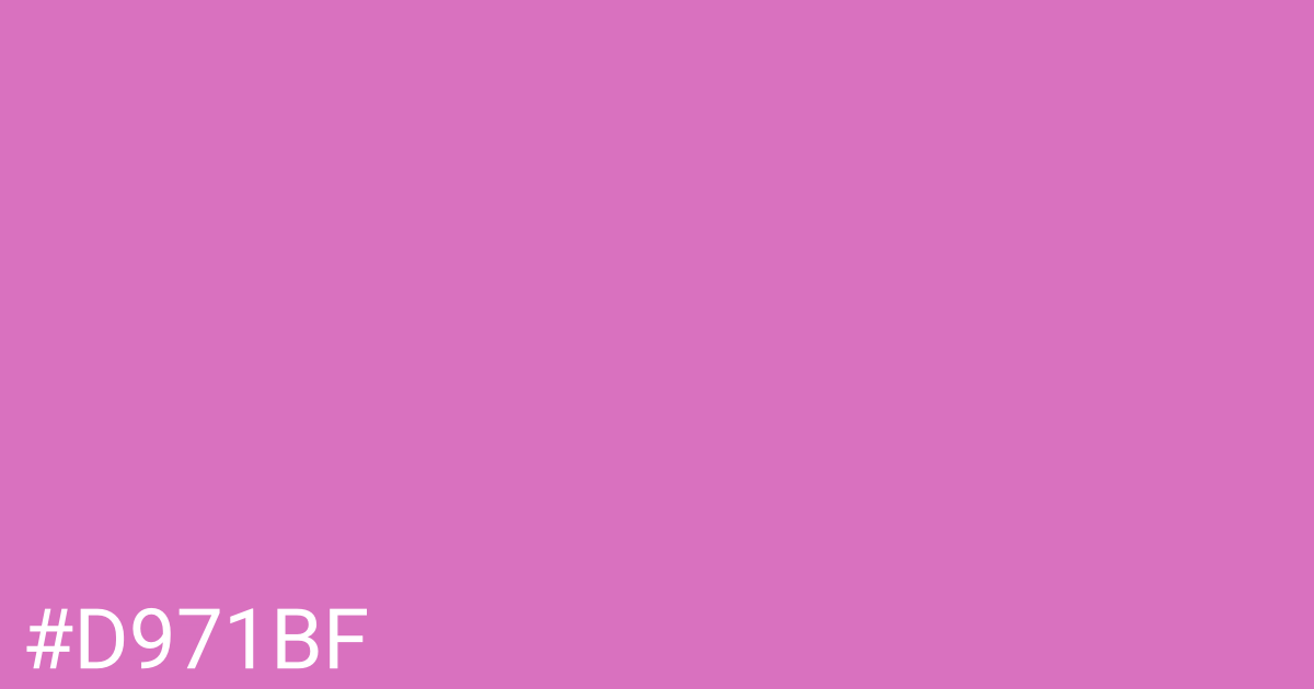 Hex color #d971bf graphic