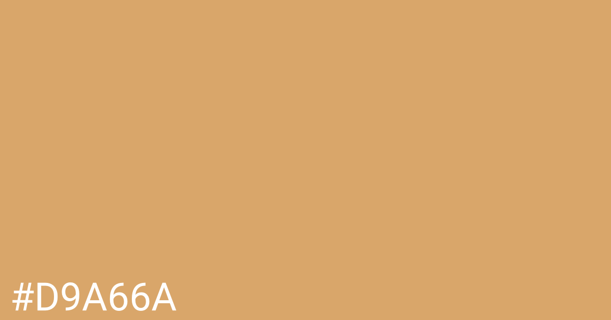 Hex color #d9a66a graphic