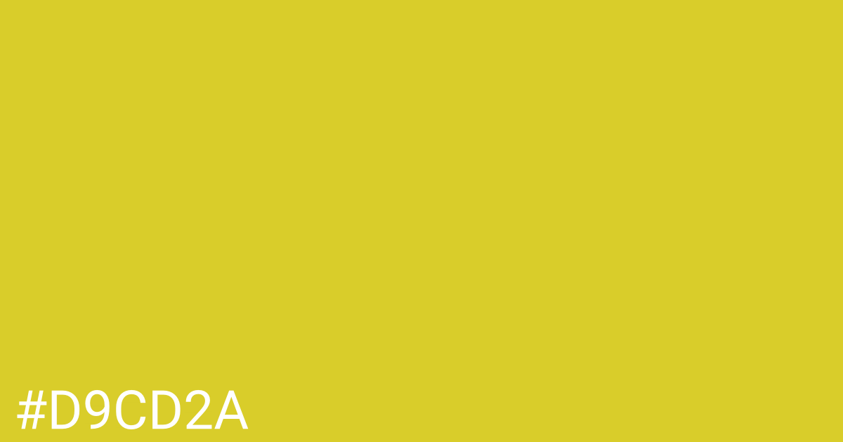 Hex color #d9cd2a graphic