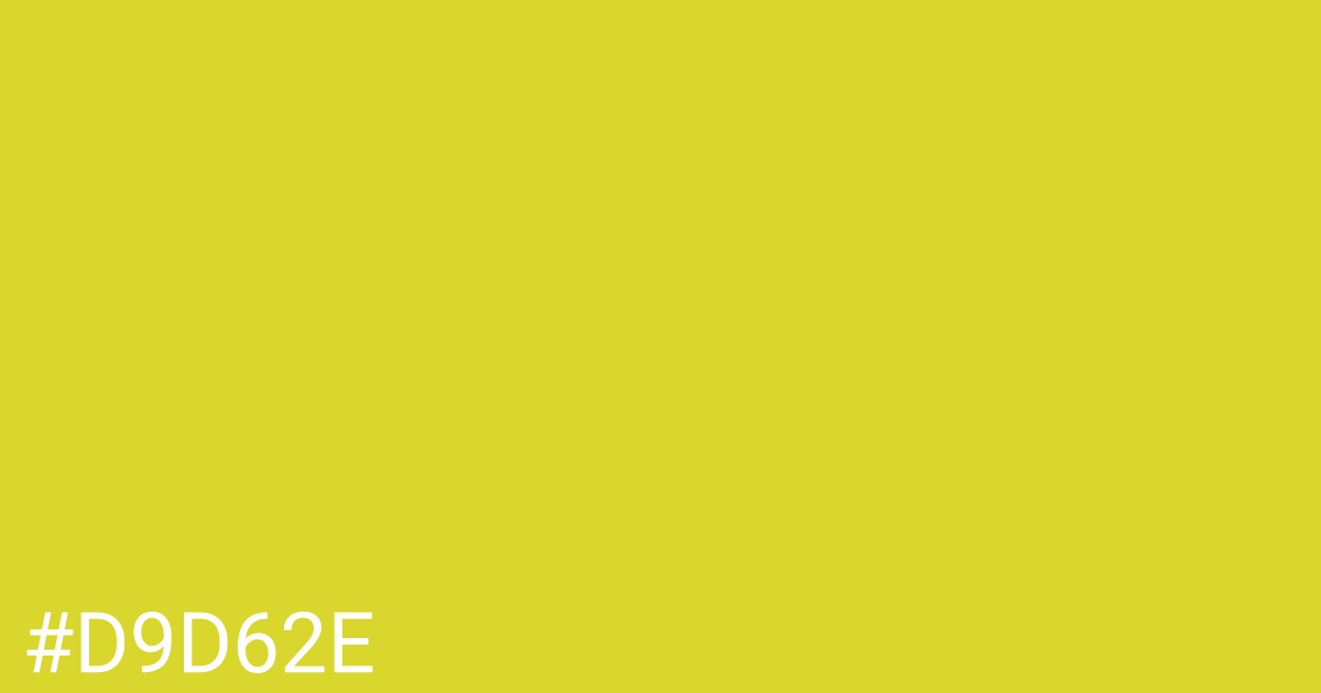 Hex color #d9d62e graphic
