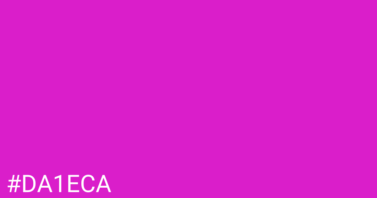 Hex color #da1eca graphic