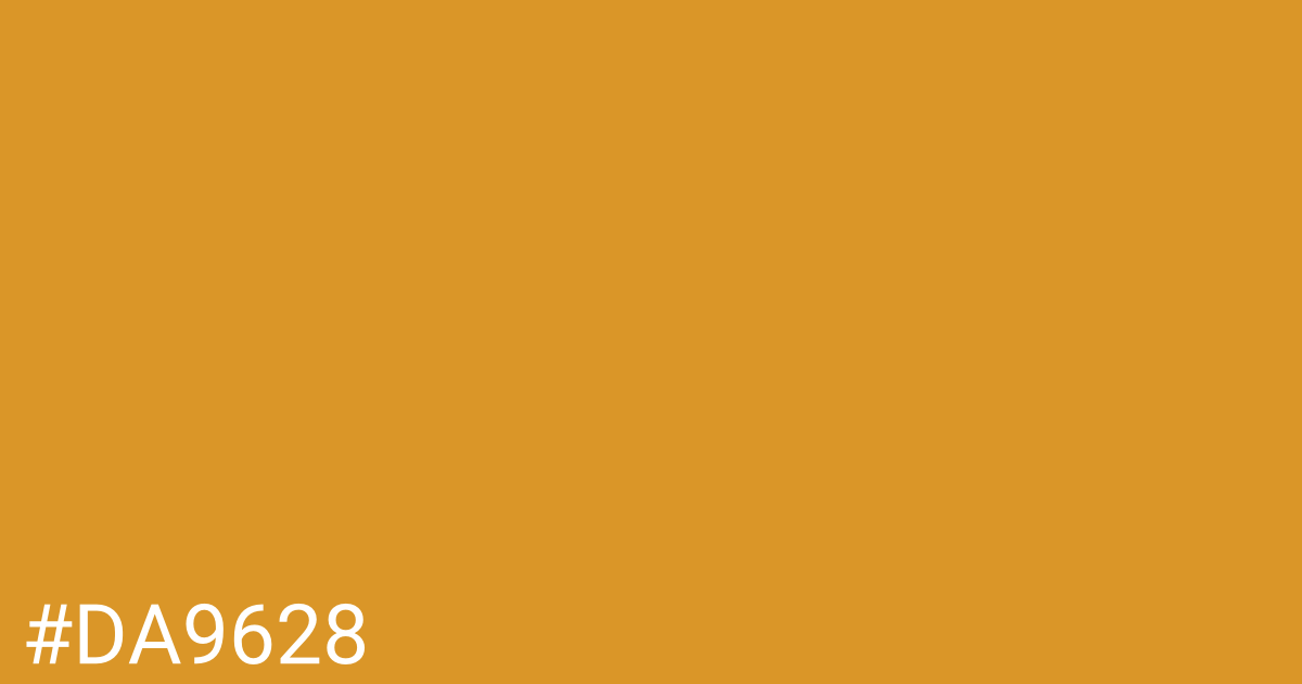 Hex color #da9628 graphic