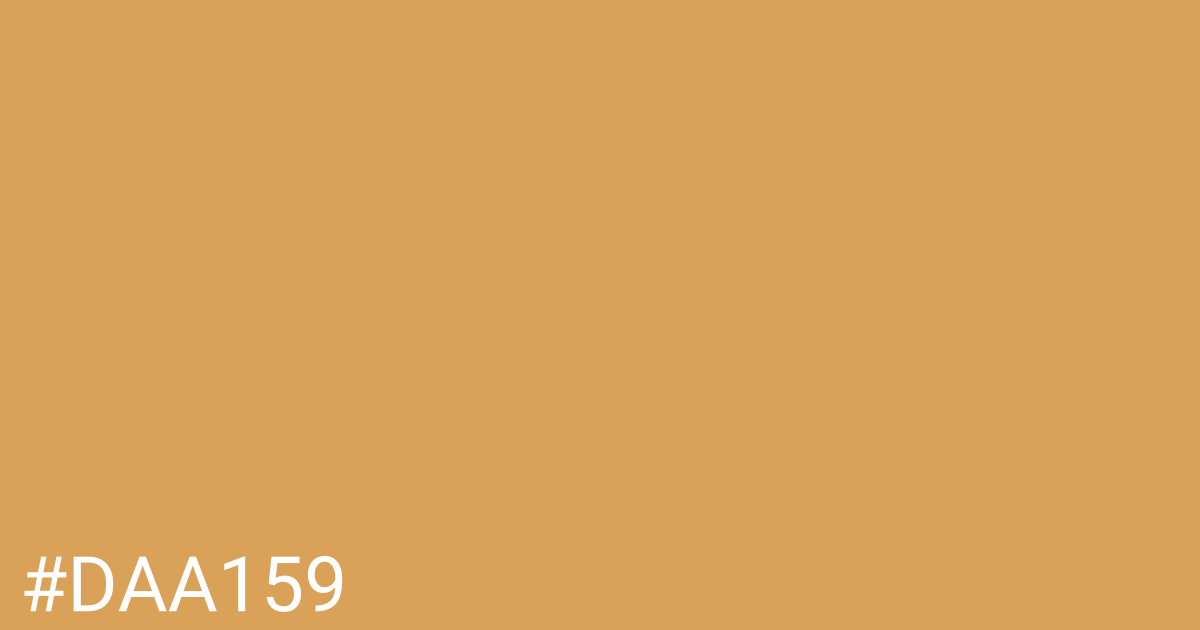 Hex color #daa159 graphic