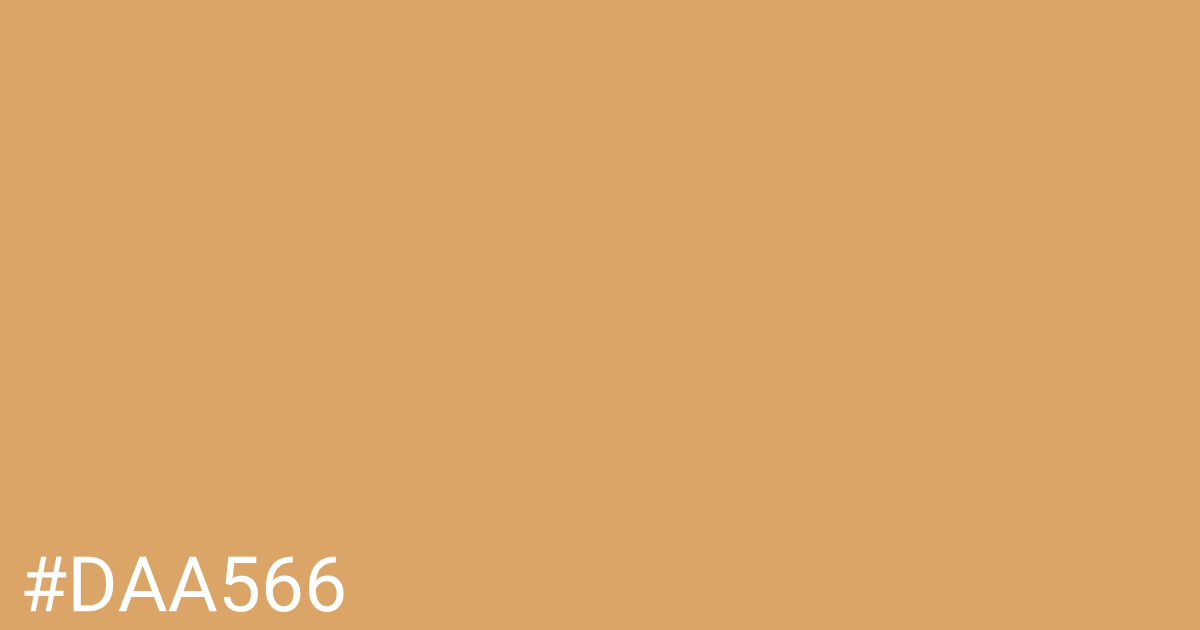 Hex color #daa566 graphic
