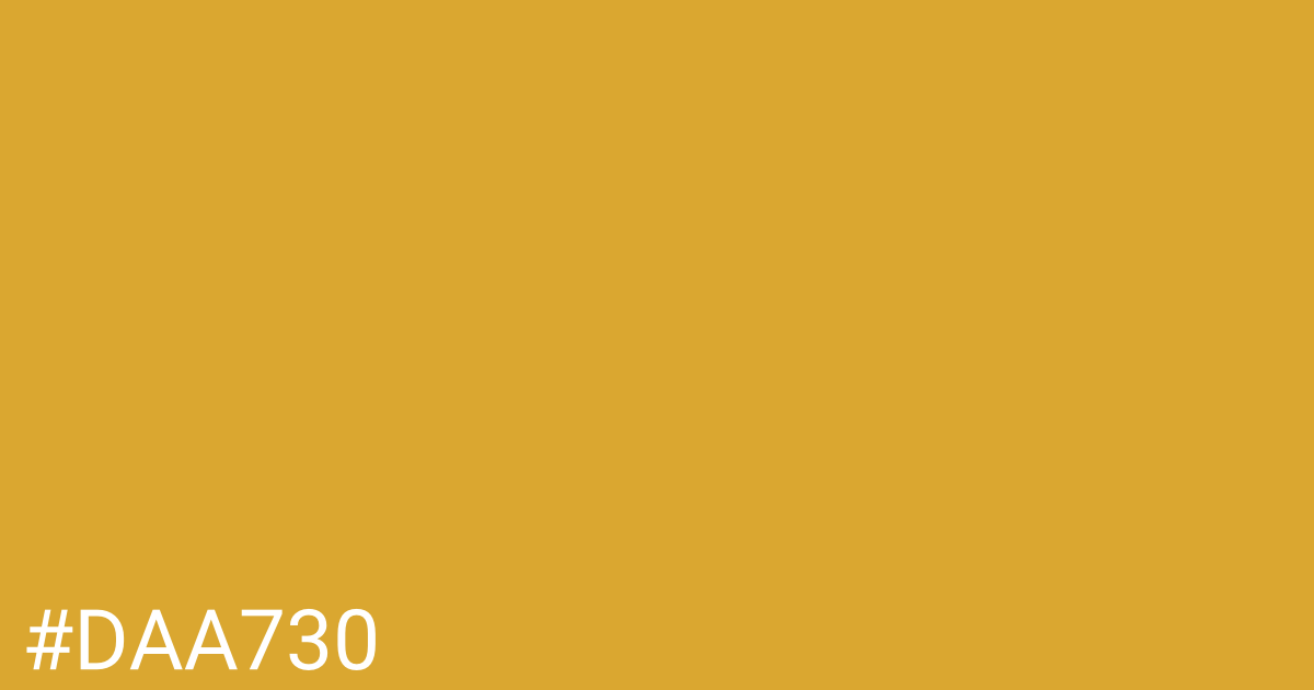 Hex color #daa730 graphic
