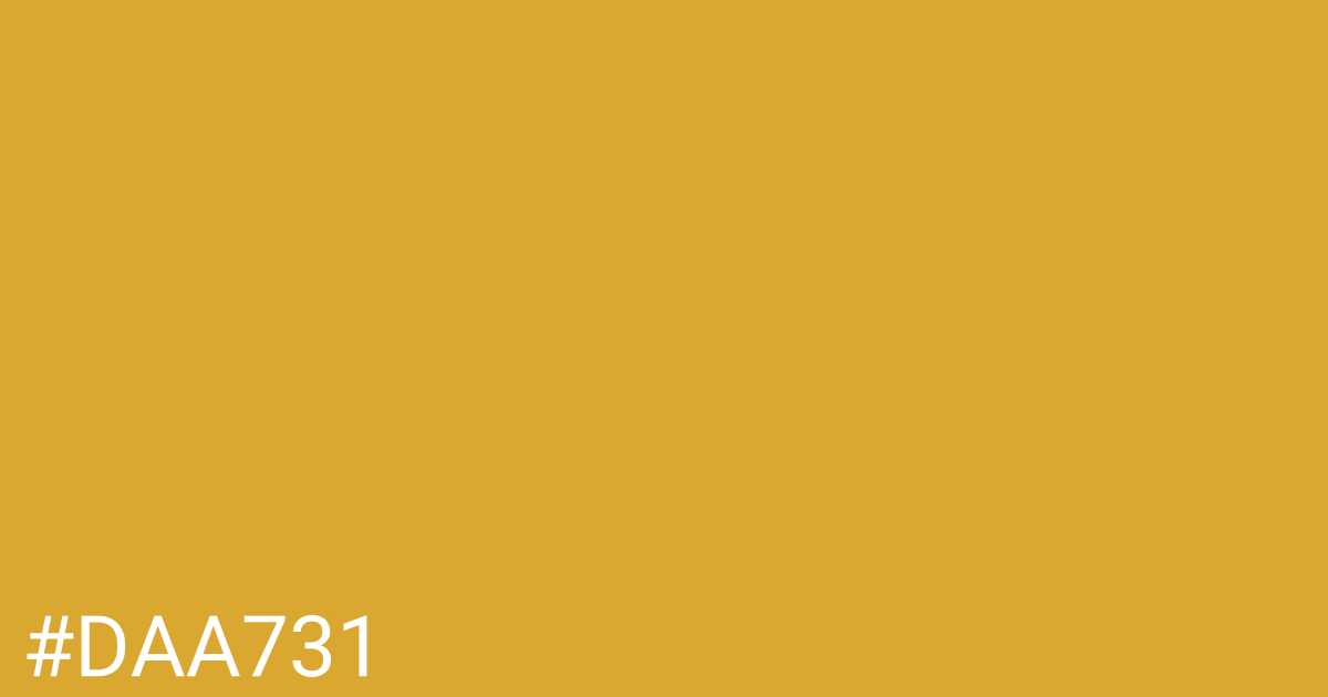 Hex color #daa731 graphic