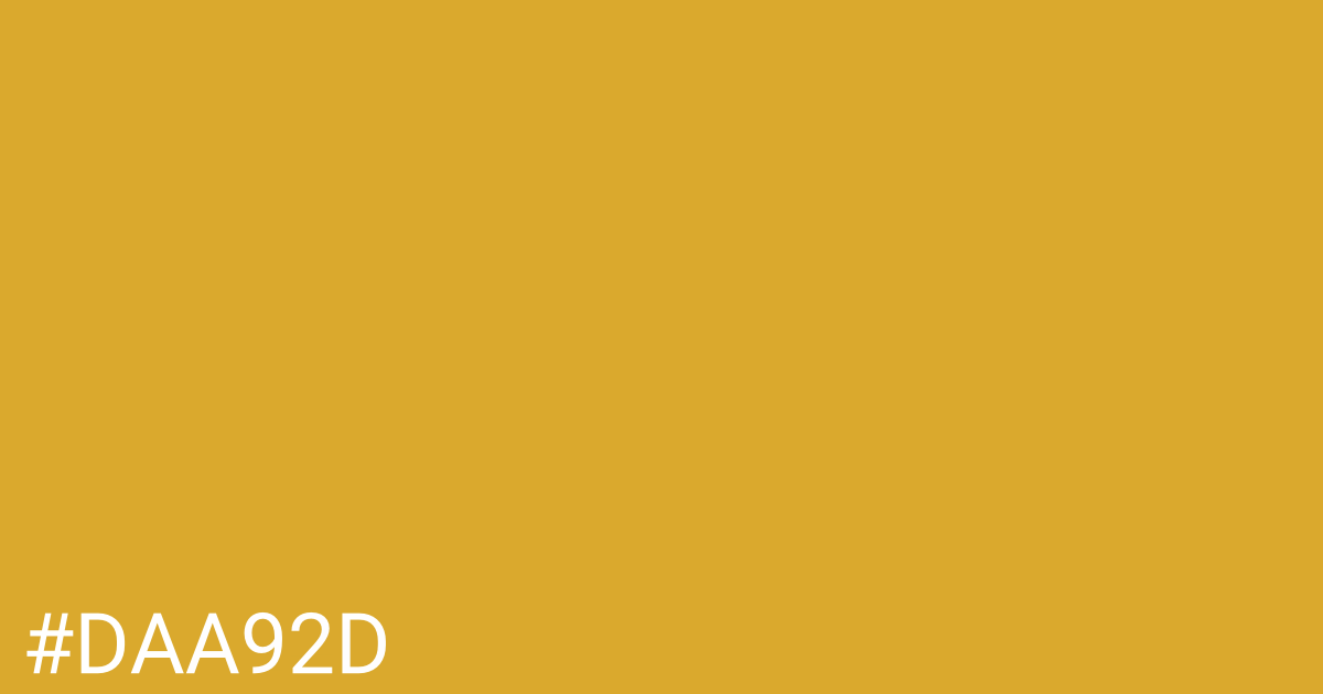 Hex color #daa92d graphic