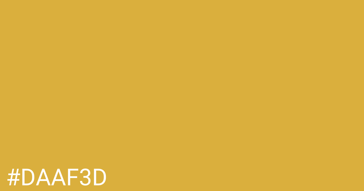 Hex color #daaf3d graphic