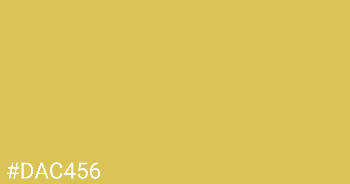 Hex color #dac456 graphic