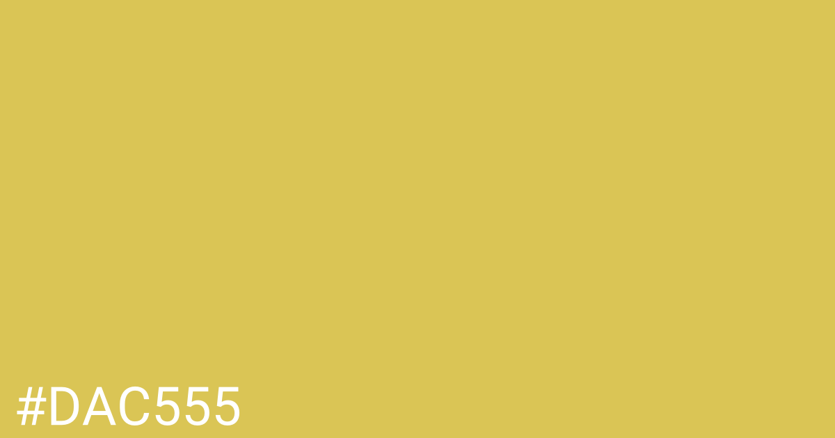 Hex color #dac555 graphic