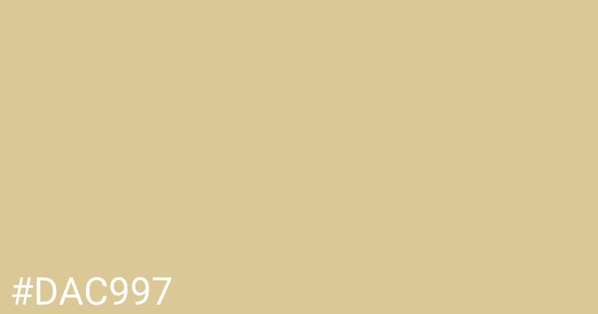 Hex color #dac997 graphic
