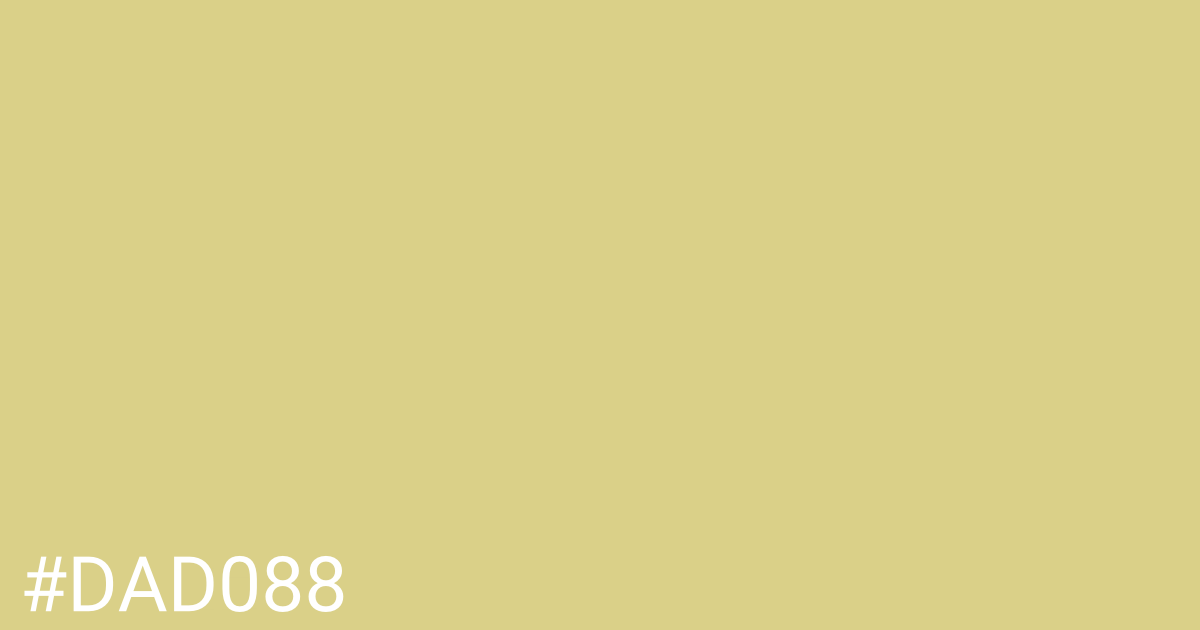 Hex color #dad088 graphic