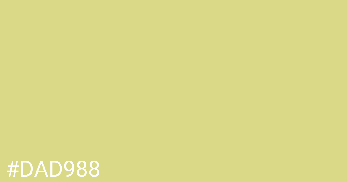 Hex color #dad988 graphic