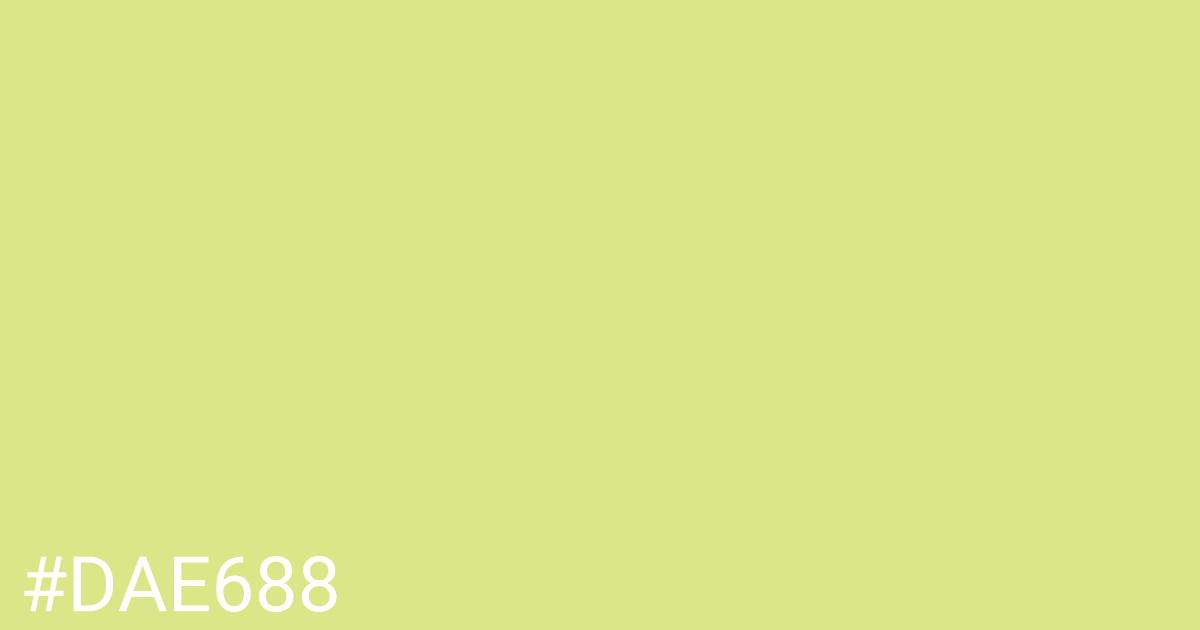 Hex color #dae688 graphic