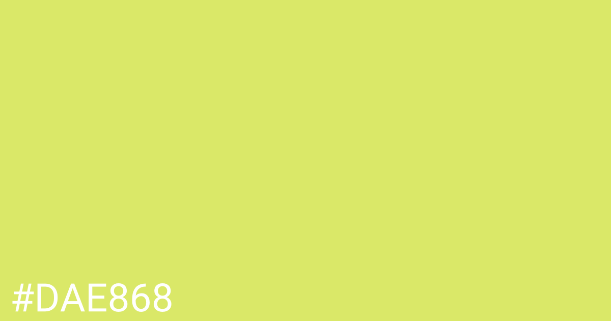 Hex color #dae868 graphic