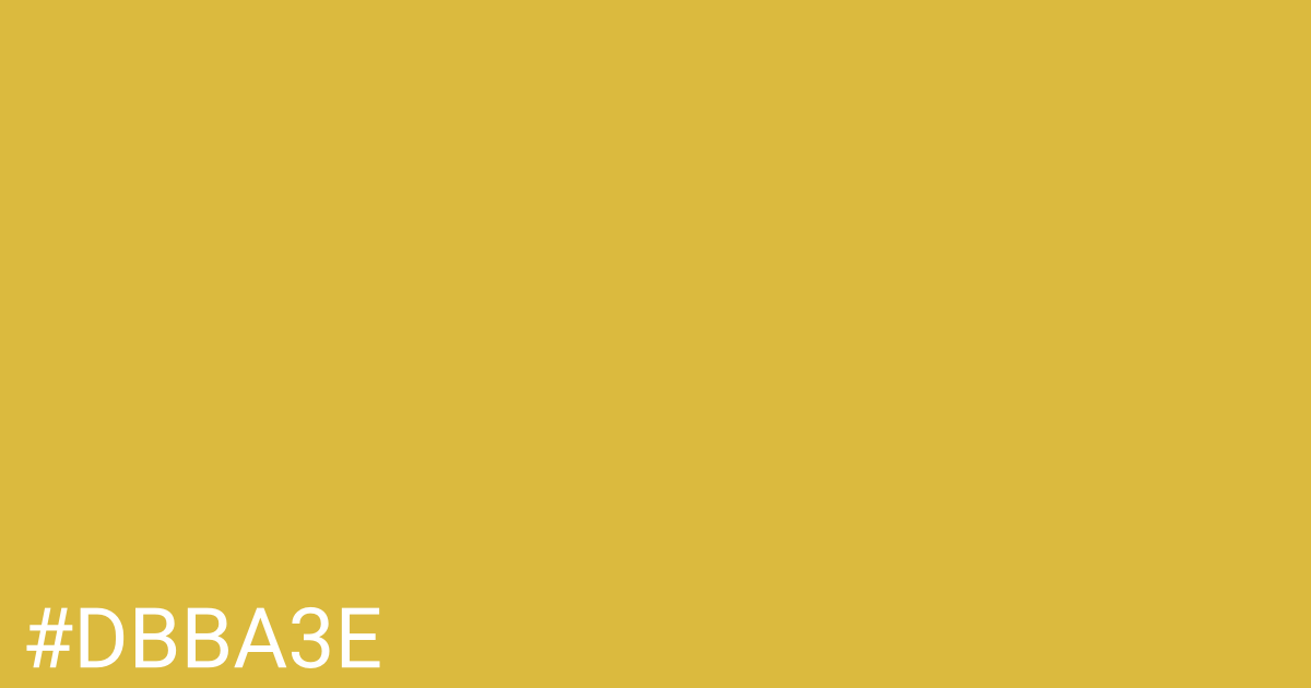 Hex color #dbba3e graphic