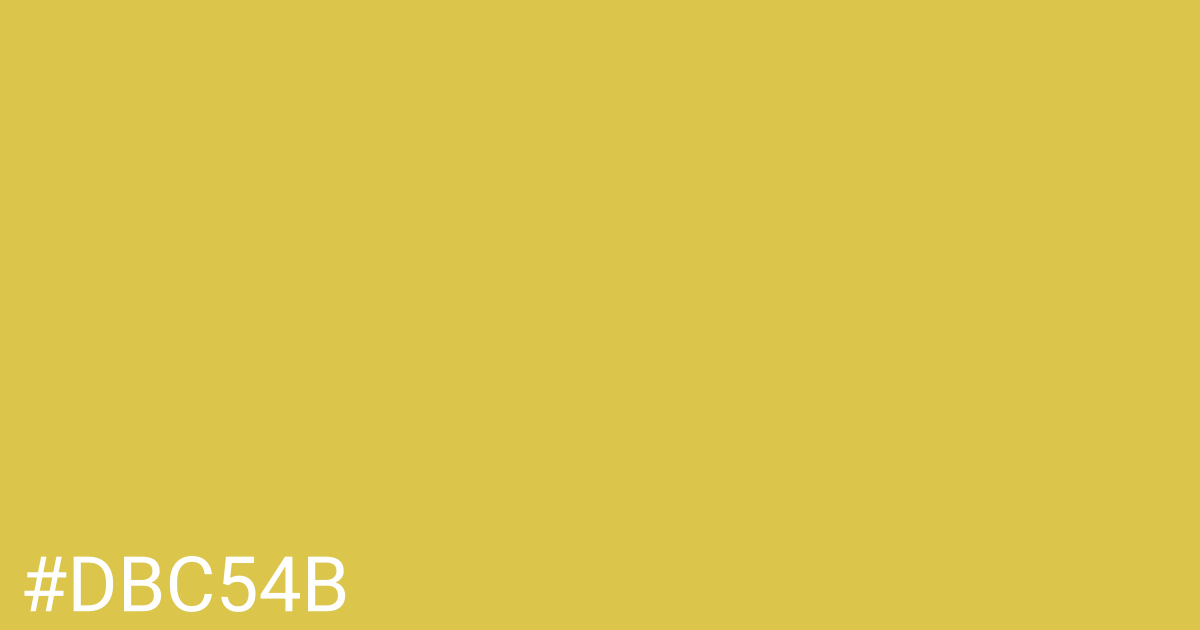 Hex color #dbc54b graphic