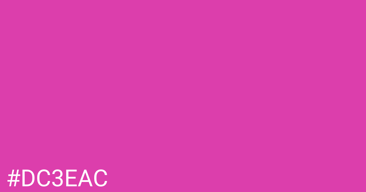 Hex color #dc3eac graphic