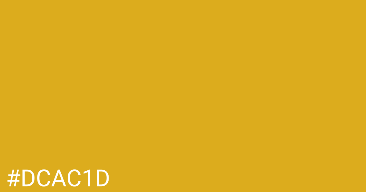 Hex color #dcac1d graphic