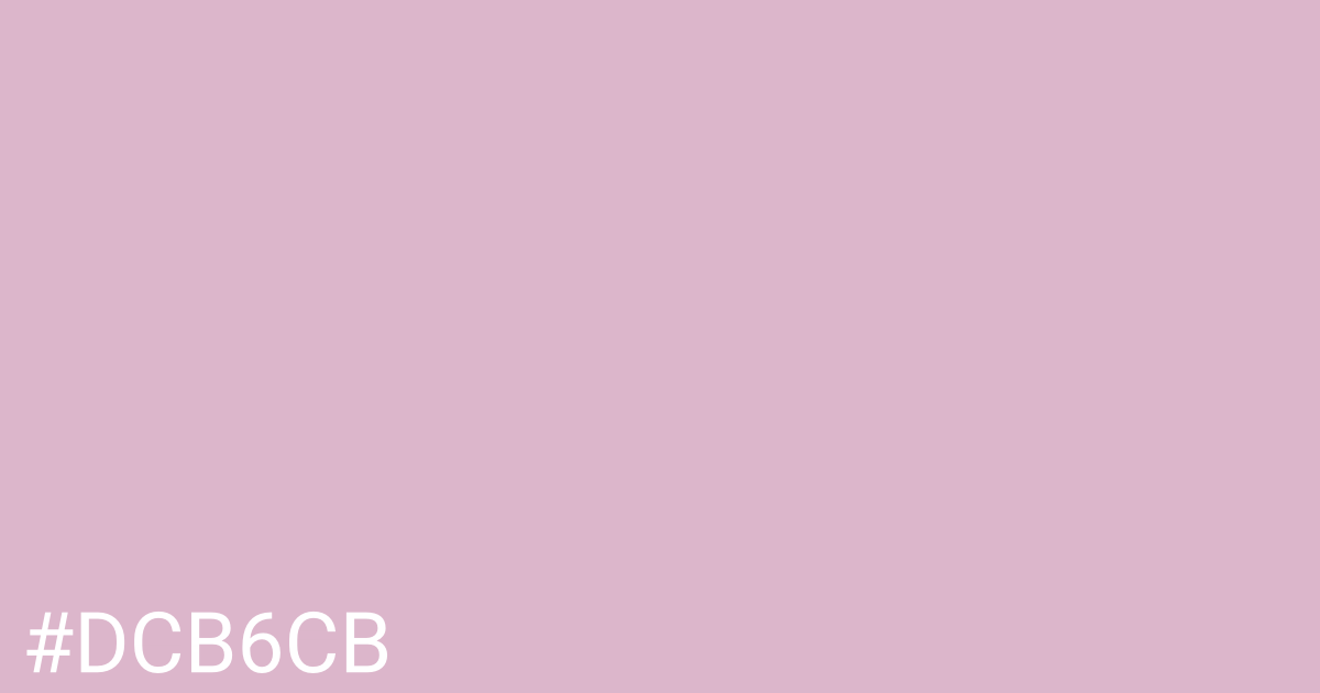 Hex color #dcb6cb graphic