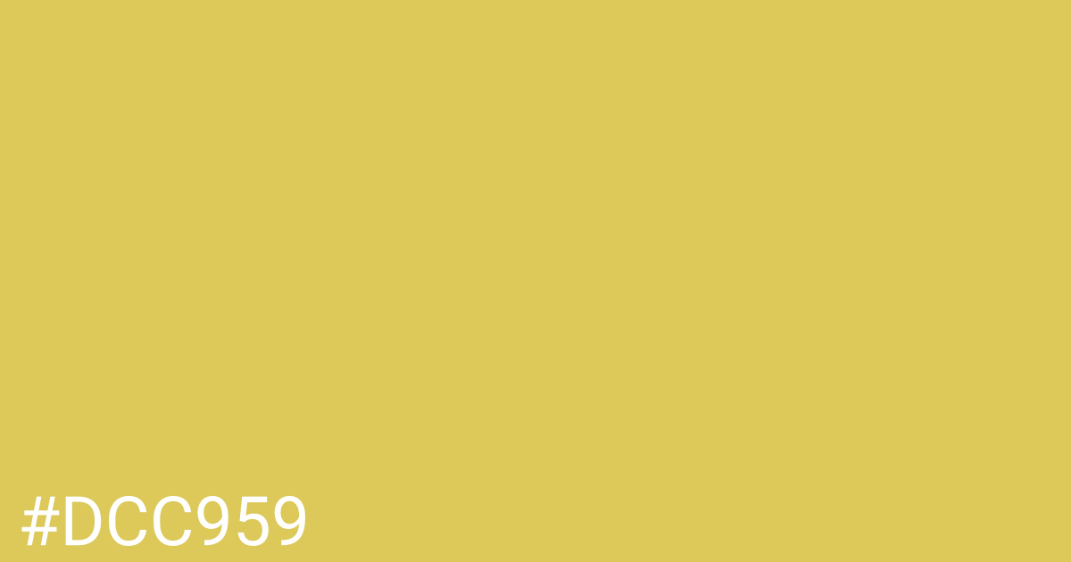 Hex color #dcc959 graphic