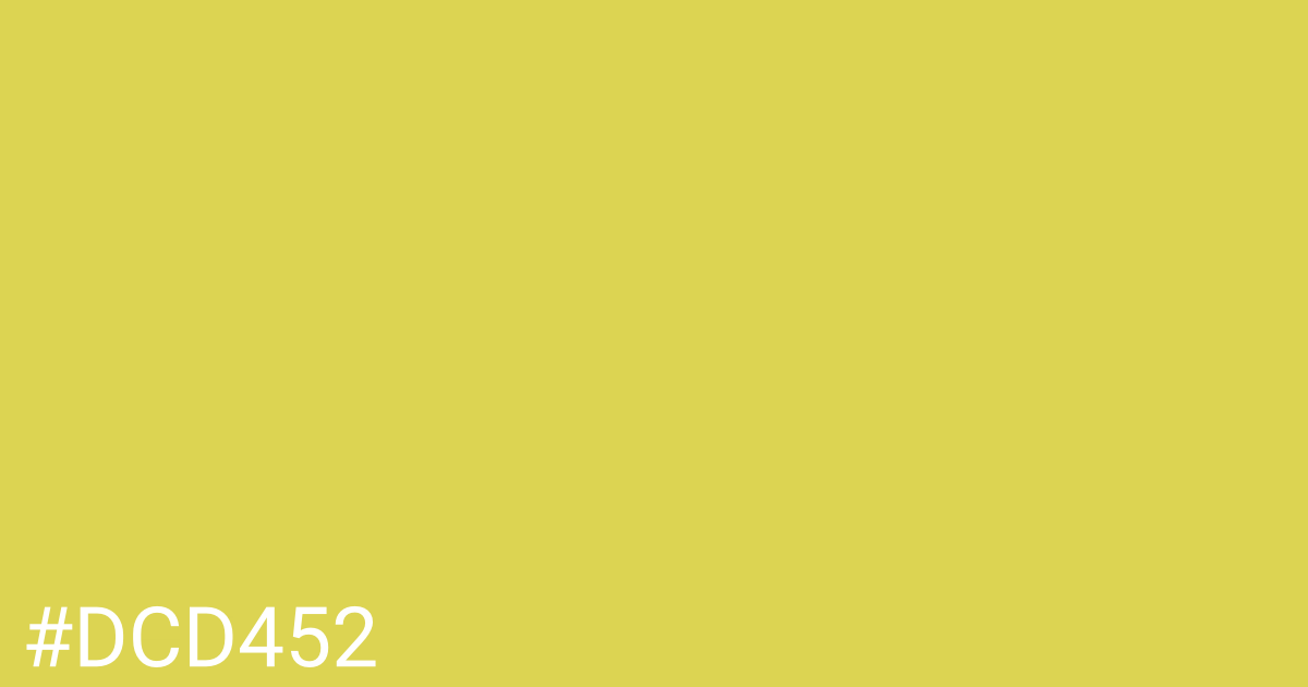 Hex color #dcd452 graphic