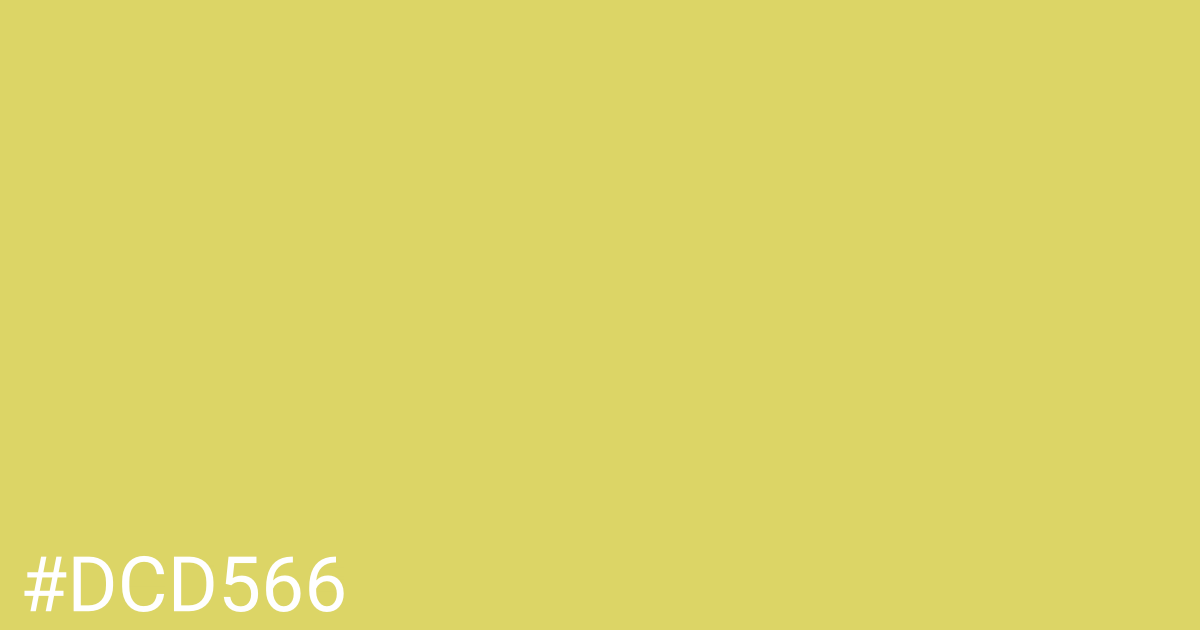 Hex color #dcd566 graphic