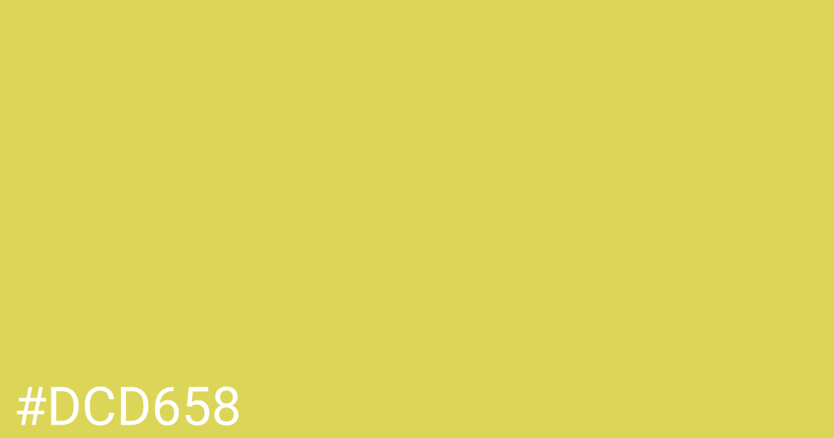 Hex color #dcd658 graphic