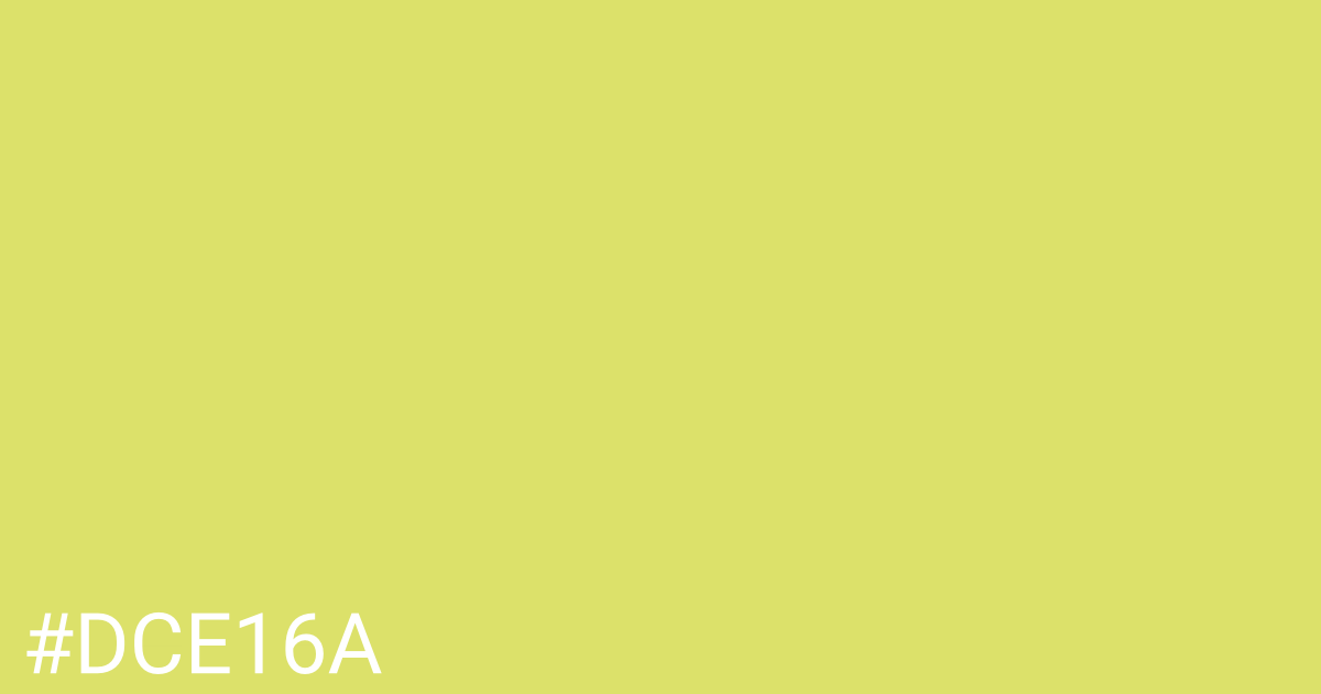 Hex color #dce16a graphic