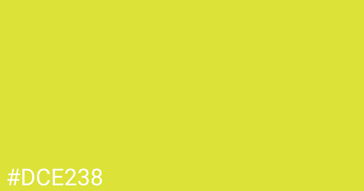 Hex color #dce238 graphic