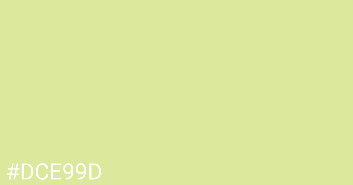 Hex color #dce99d graphic