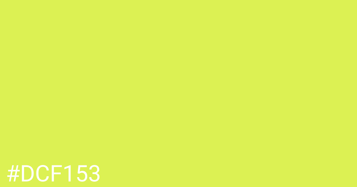 Hex color #dcf153 graphic