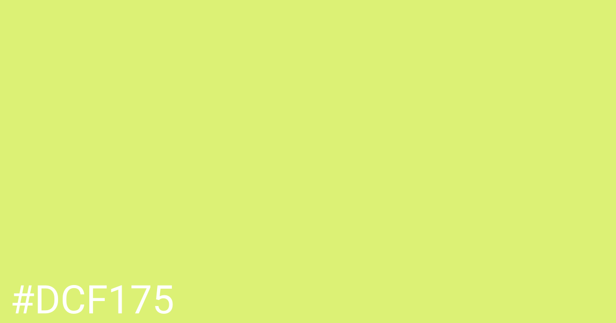 Hex color #dcf175 graphic