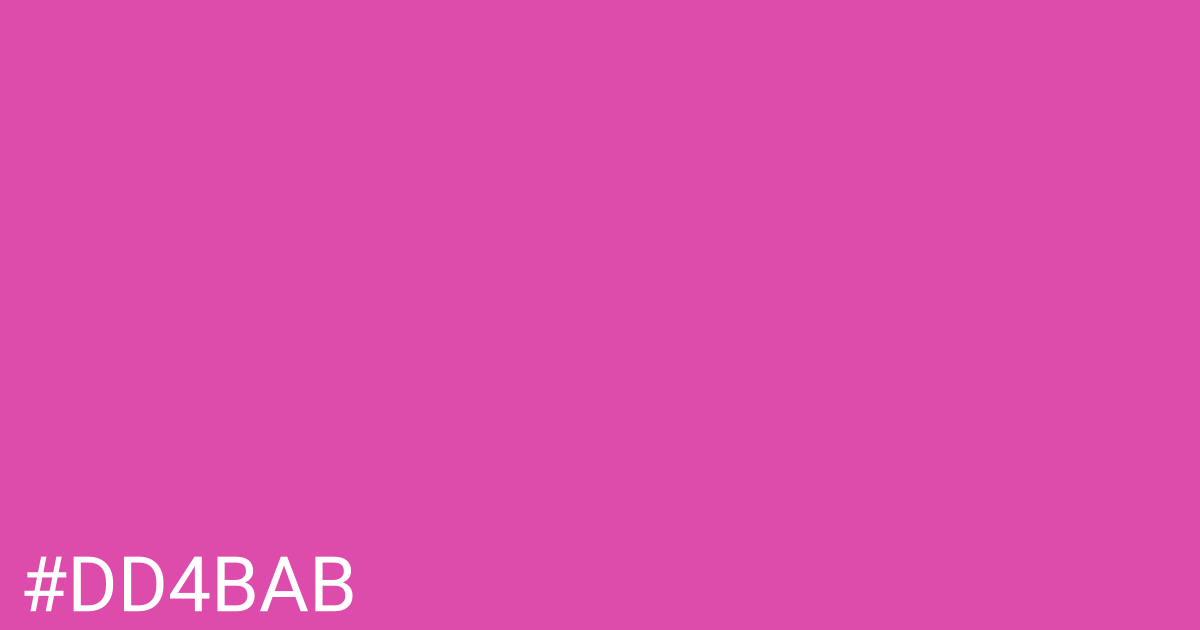 Hex color #dd4bab graphic
