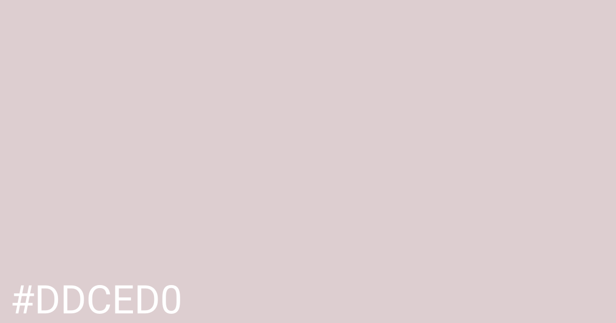 Hex color #ddced0 graphic