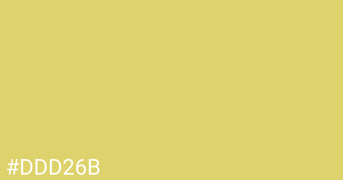 Hex color #ddd26b graphic