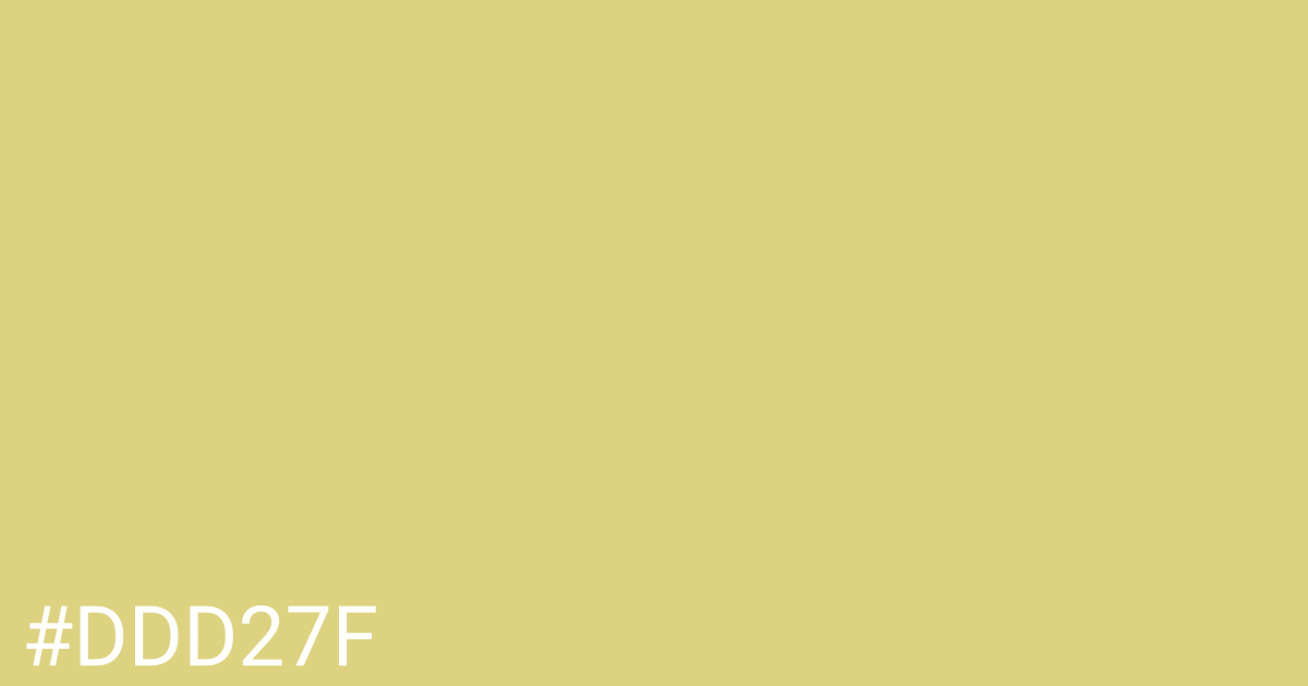 Hex color #ddd27f graphic