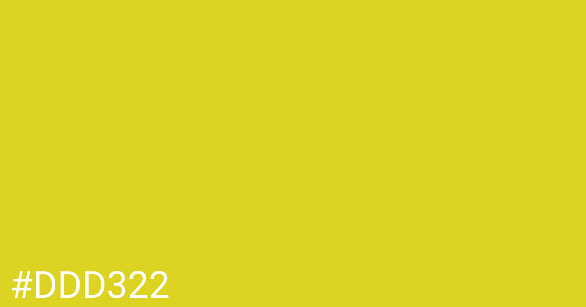 Hex color #ddd322 graphic