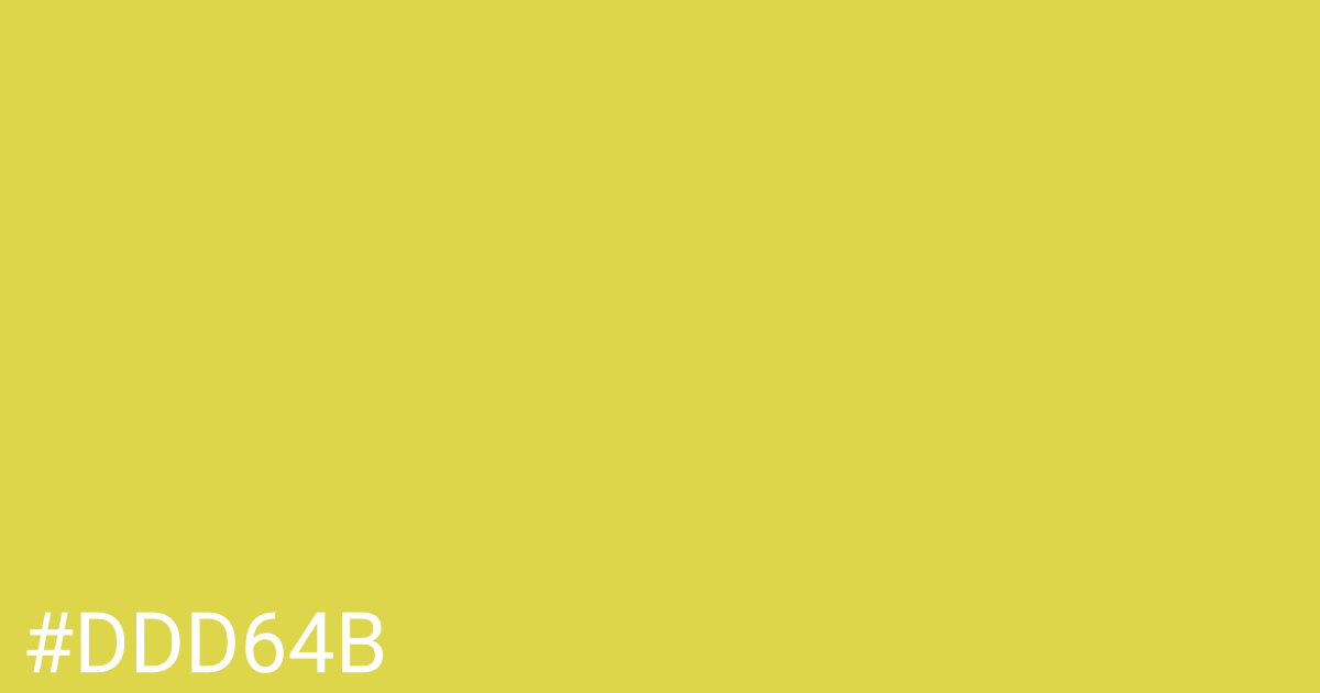 Hex color #ddd64b graphic