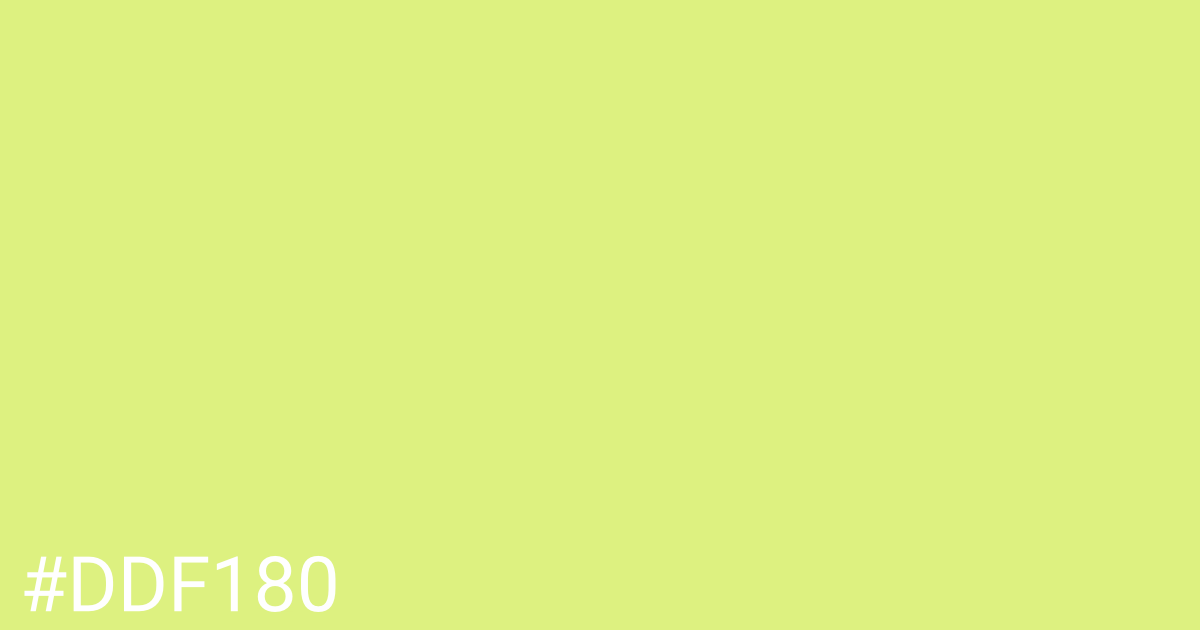 Hex color #ddf180 graphic