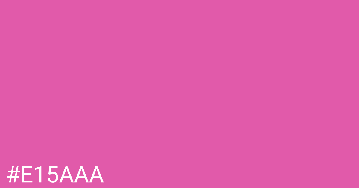 Hex color #e15aaa graphic