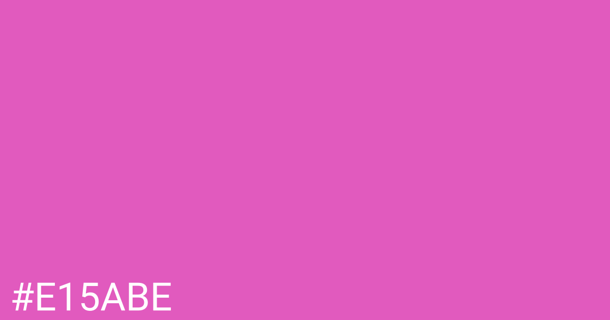Hex color #e15abe graphic