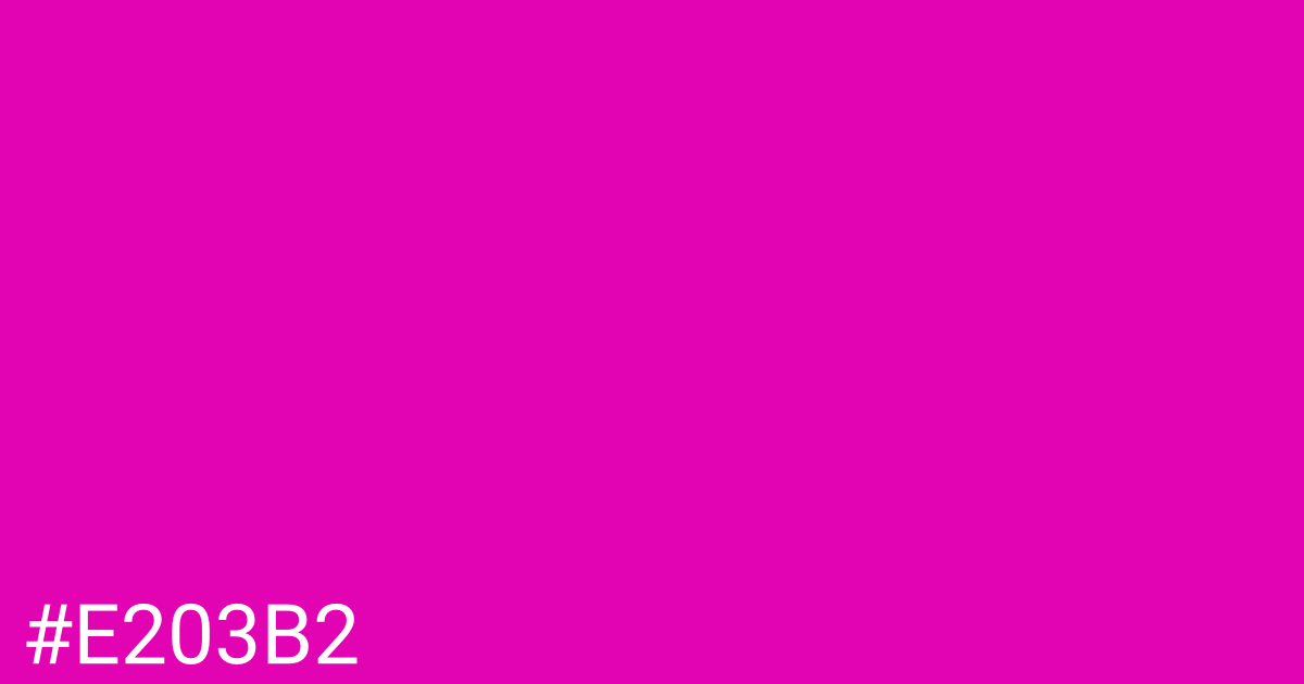 Hex color #e203b2 graphic