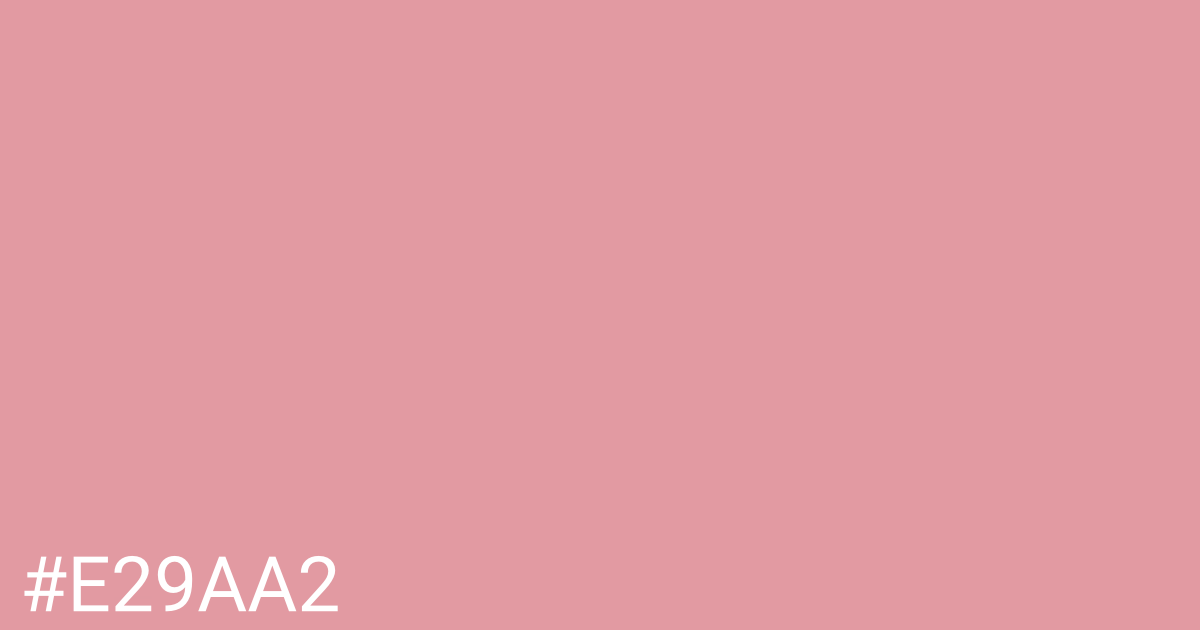 Hex color #e29aa2 graphic