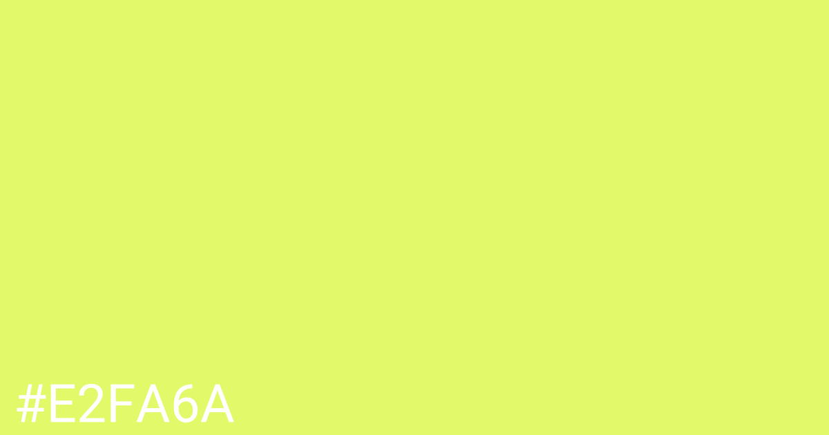 Hex color #e2fa6a graphic